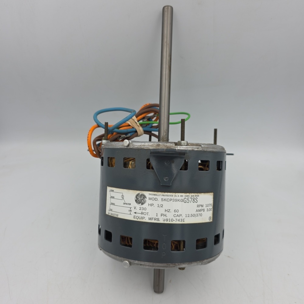 GE Motors 5KCP39KG578S Blower Motor 1/2HP  1075RPM 1PH 60Hz